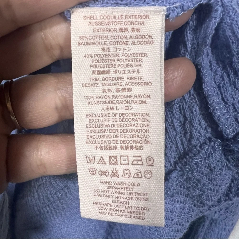 Free People Easy Breezy Long Sleeve Henley Size XS